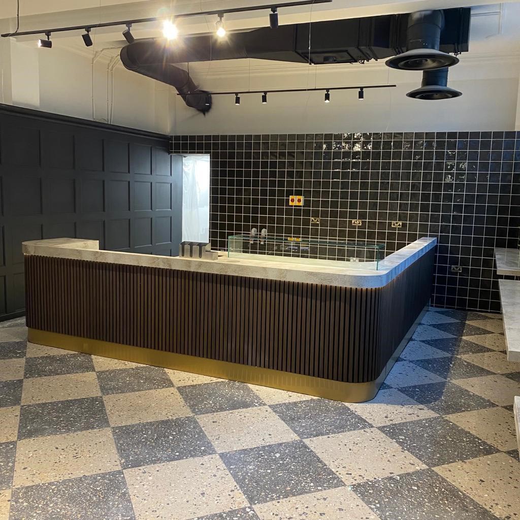Premium Fast Food Restaurant Interior