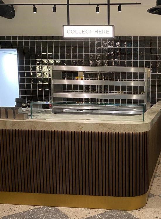 Premium Fast Food Restaurant Interior